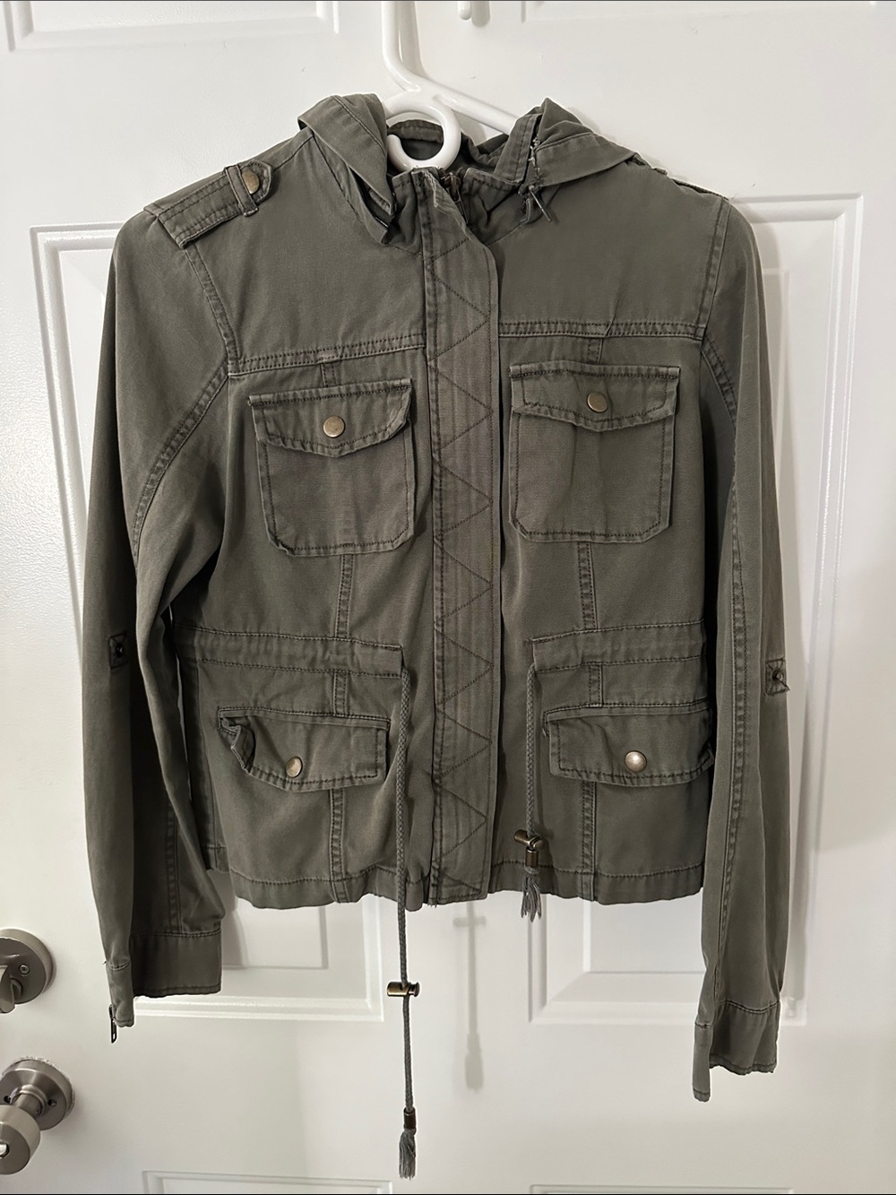 American Rag Olive Green Utility Jacket Sz Small